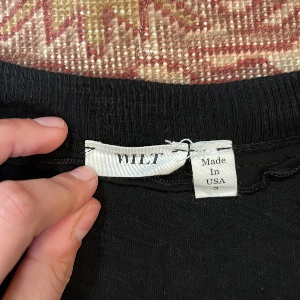 Wilt big slouchy cardigan black small - Picture 5 of 9